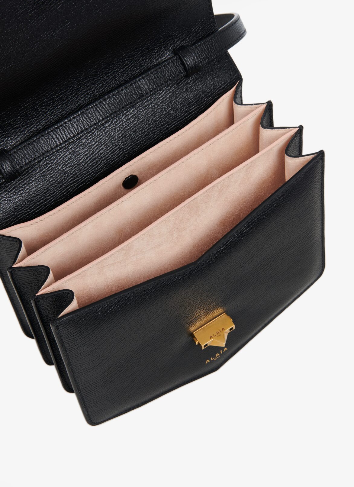 Tasche Le Papa aus Boxkalbleder ALAÏA SCHWARZ TASCHE LE PAPA AUS BOXKALBLEDER